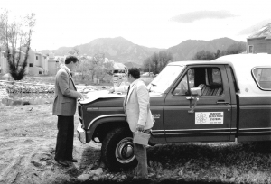 old photo of Les and Tim with RDS Environmental Colorado